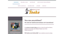 Desktop Screenshot of cafe-teeke.de